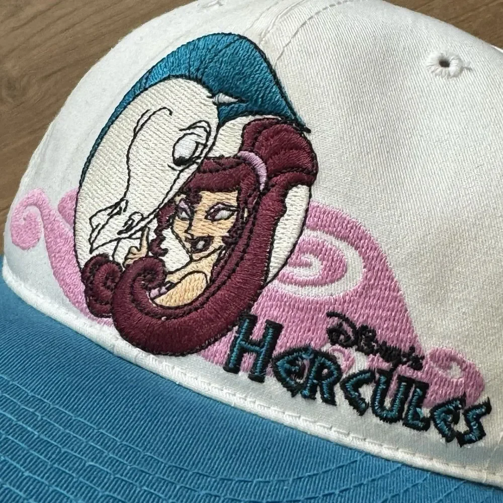 RARE Vintage 90s Disney Hercules Megara Pegasus Youth Snapback Hat Cap